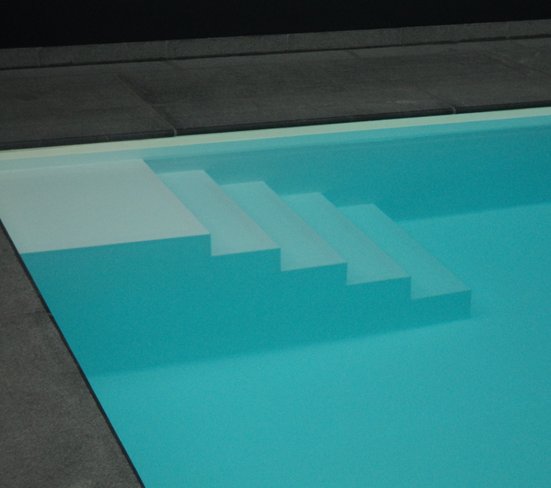 polystyreen blokken zwembad